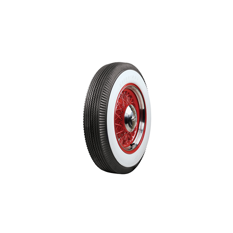 525/550x17 (525/550-17) 78P FIRESTONE DELUXE CHAMPION 3" WHITEWALL : TUBED TYPE