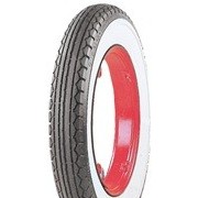 550x20 (550-20) BFGOODRICH SILVERTOWN 3 1/4" WHITEWALL: TUBED TYPE